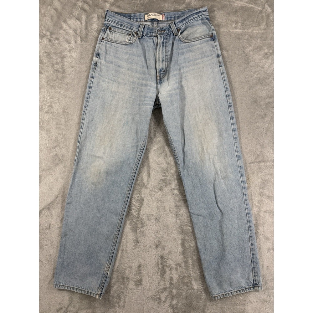 Levis 550 Jeans Mens 34x33 Relaxed Tapered Comfort Loose Distressed Workwear
